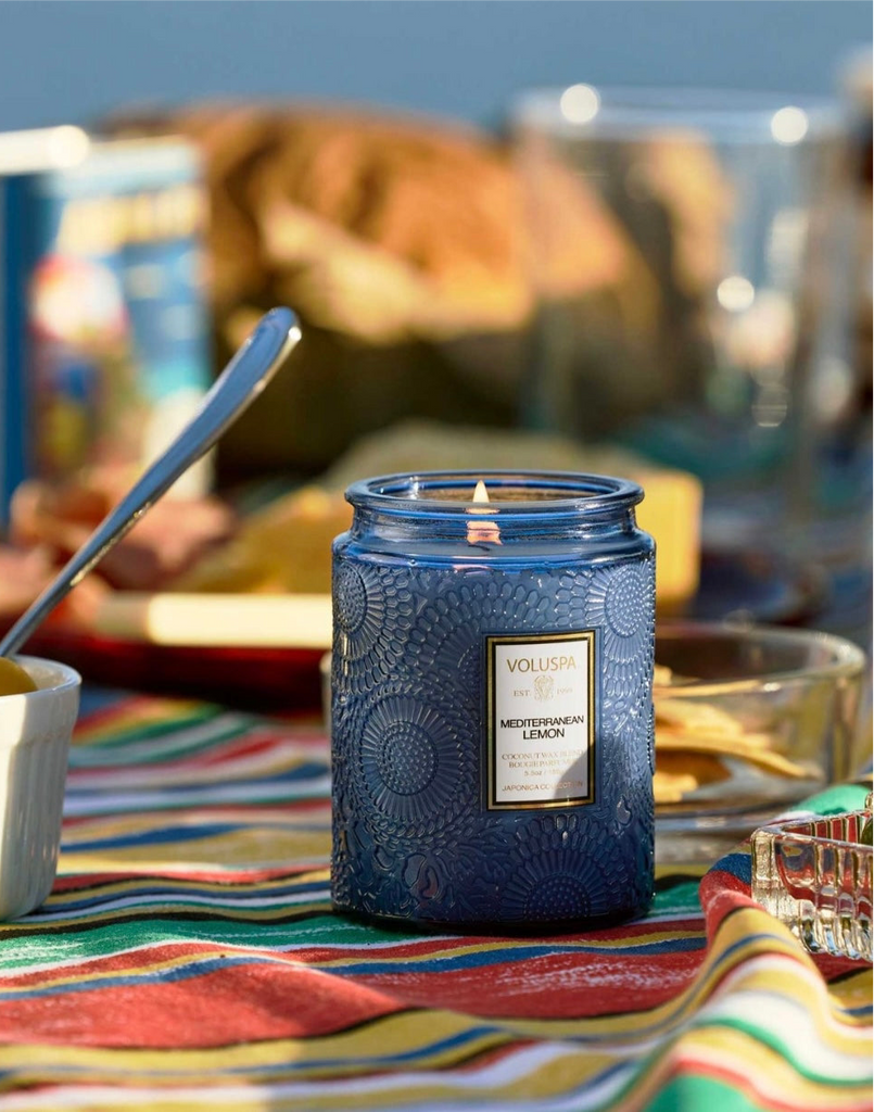 Voluspa Jar Candle Mediterranean Lemon