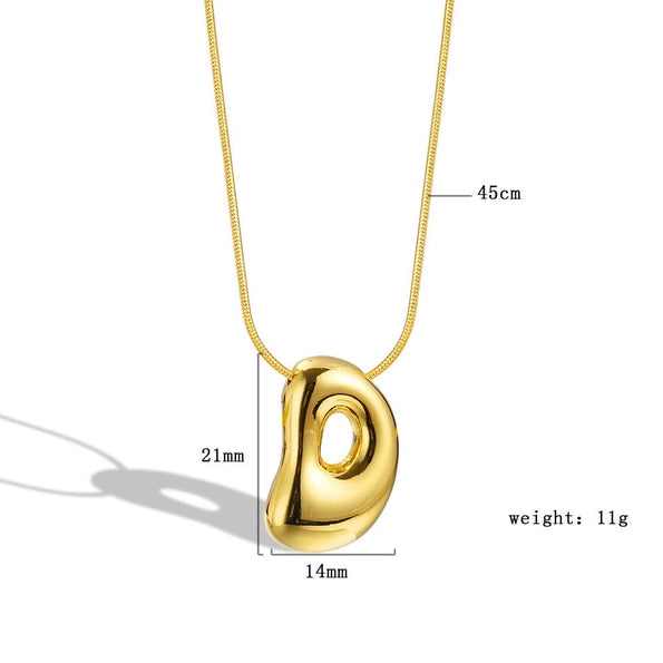 Bubble Letter Necklace
