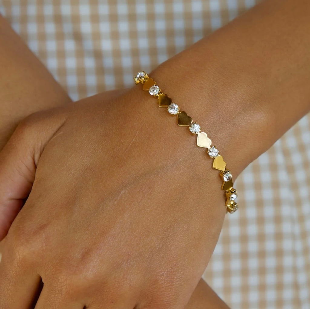 Jules Heart Chain Bracelet