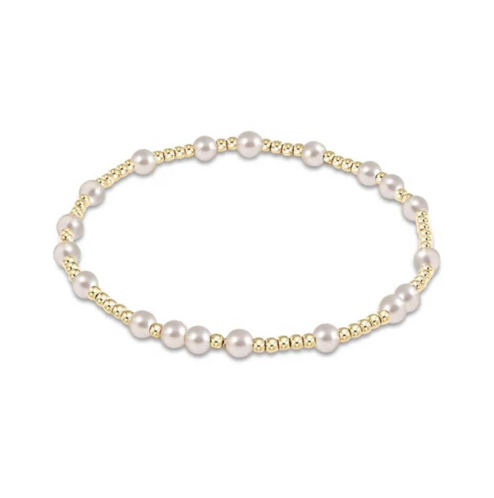 Enewton hope unwritten 4mm bead bracelet - pearl