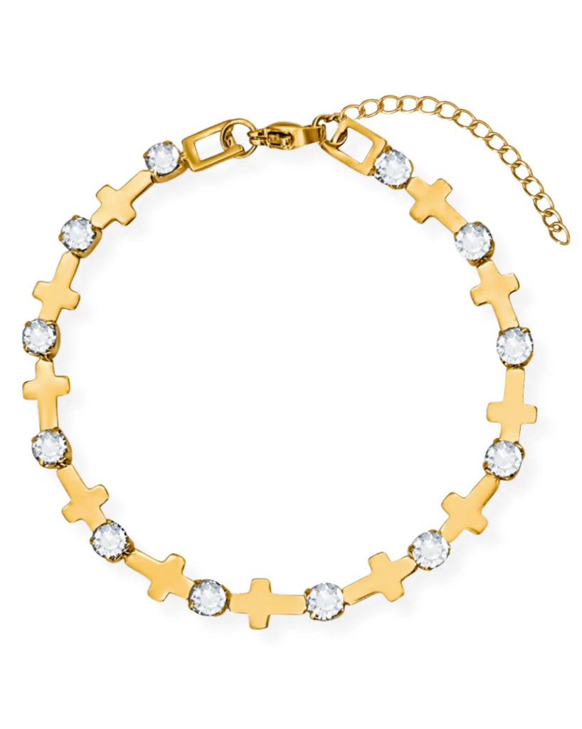 Axton Cross Chain Bracelet