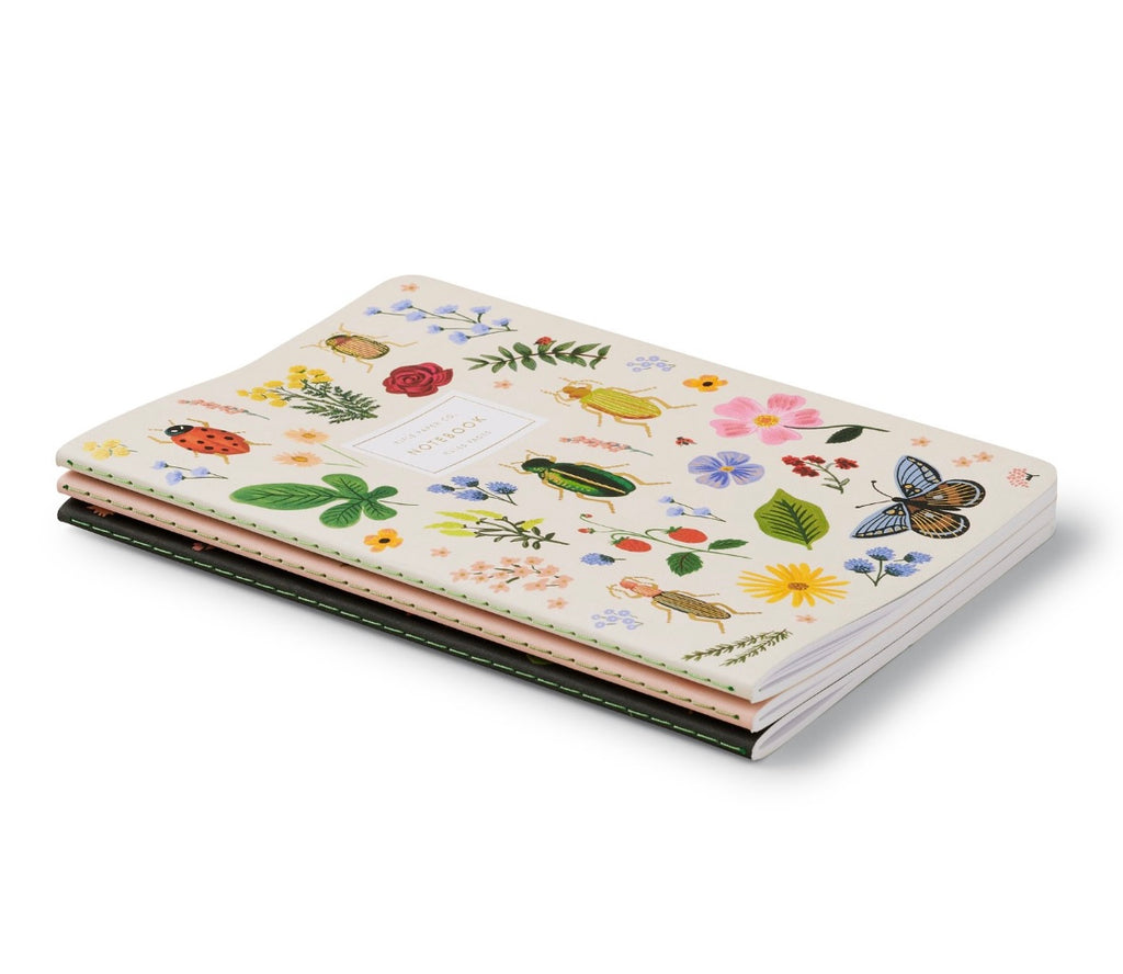 Rifle Paper Co Stitched Curio Notebook Set 3