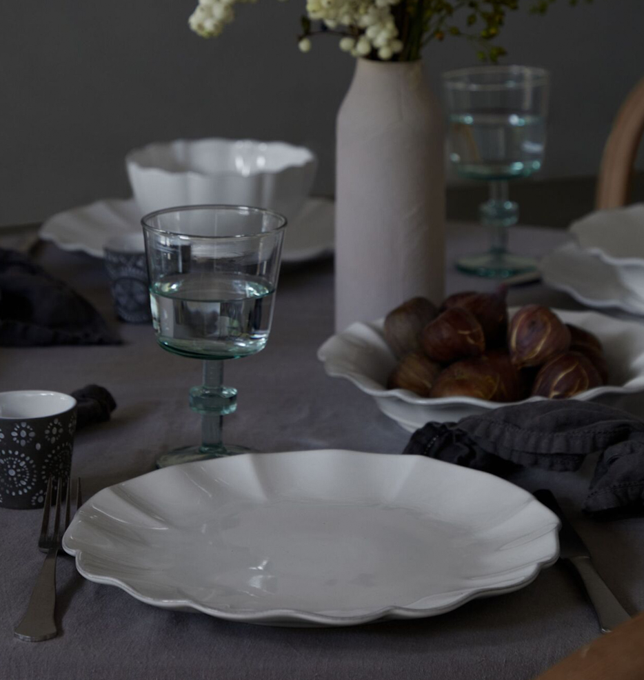 Rosa Dinner Plate WH