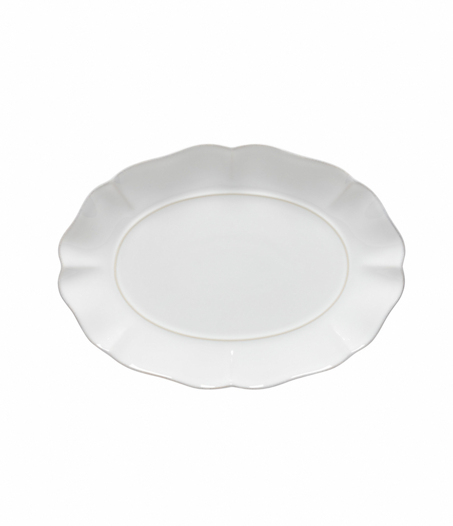 Rosa Oval Platter WH-White