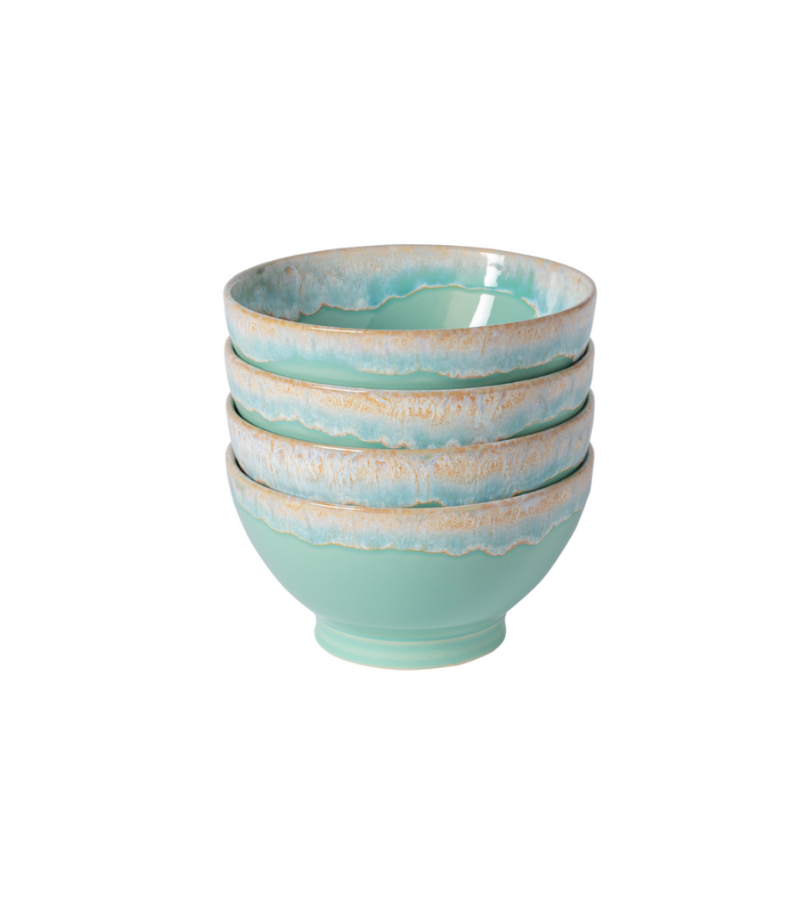 Latte Bowls Aqua Set 4