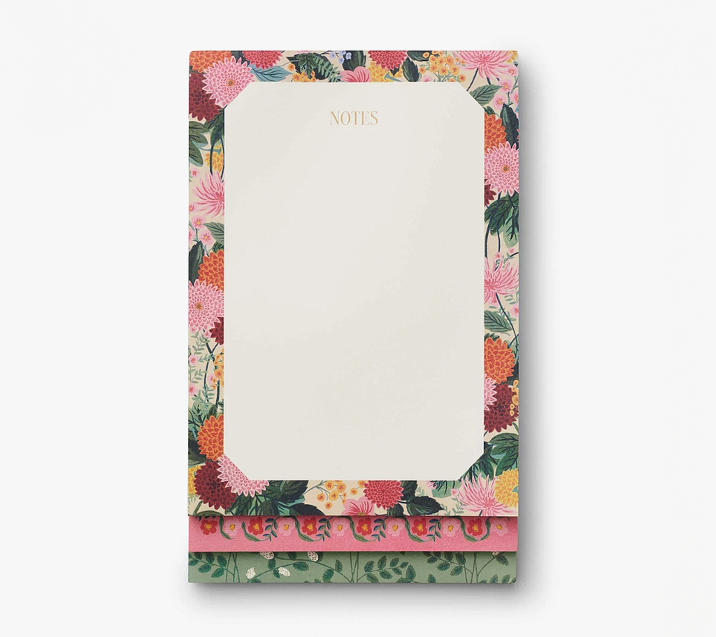 Dahlia Tired Notepad