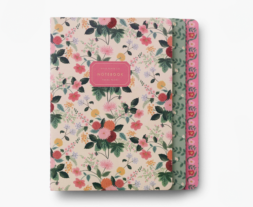 Dahlia Stitched Notebooks S/3