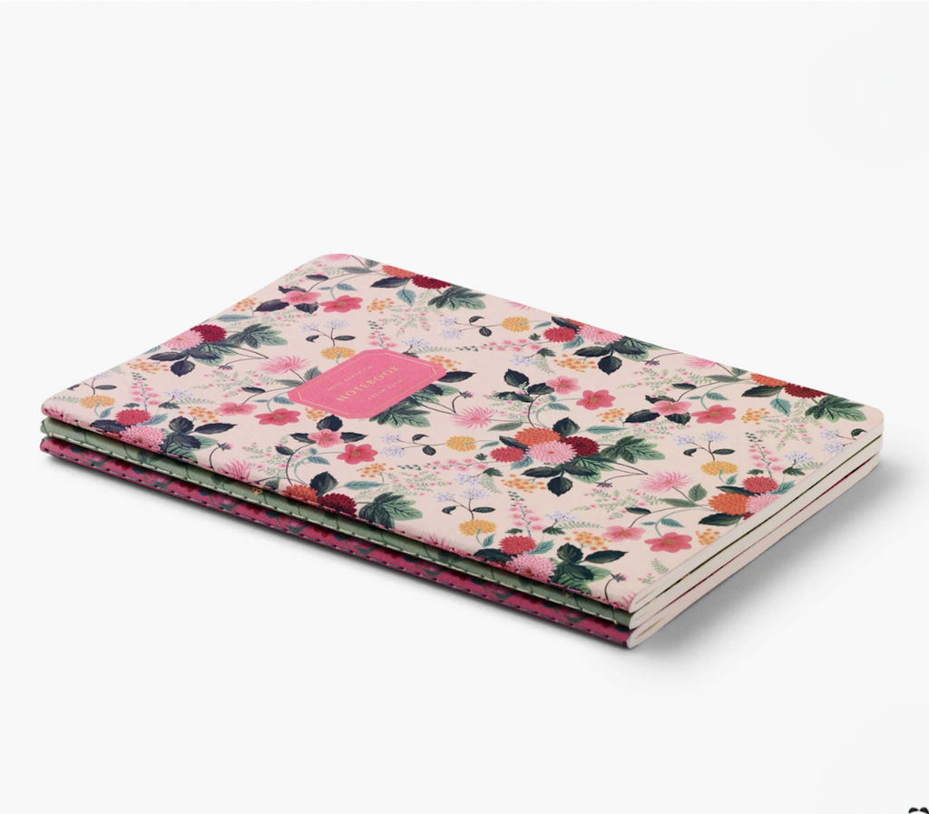 Dahlia Stitched Notebooks S/3