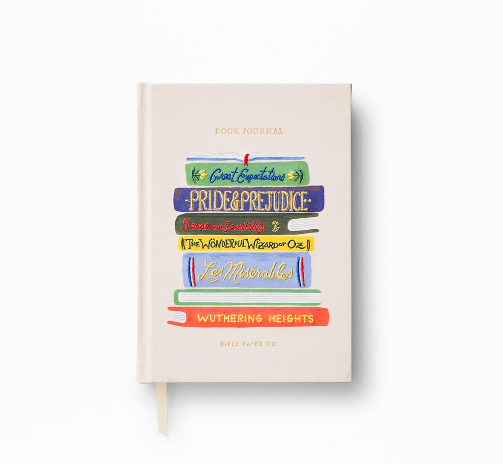 Embroidered Book Club Journal