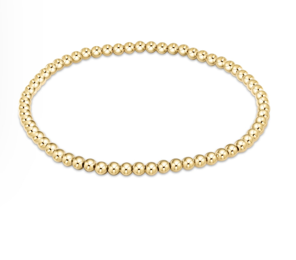 Enewton Classic Gold 3mm Bead Bracelet