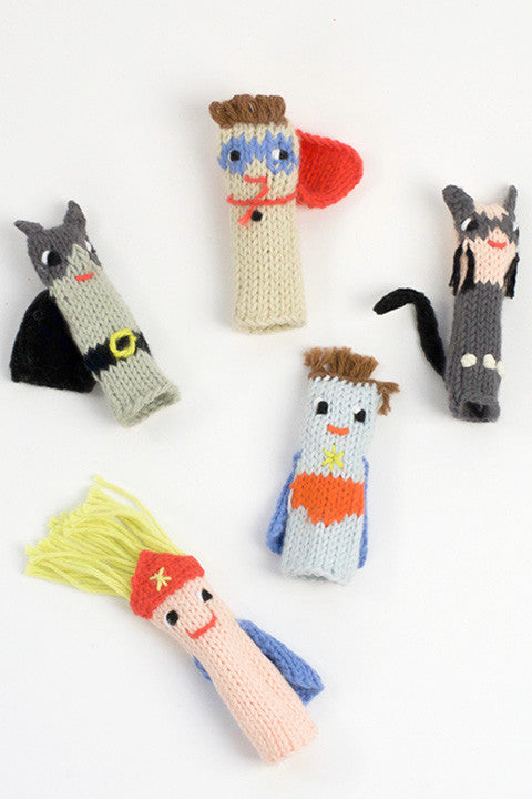 Super Hero Finger Puppets