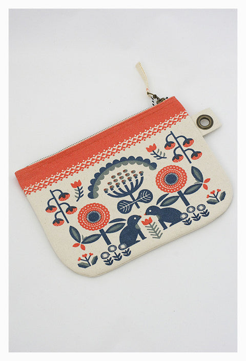 Folklore Zipper Pouch