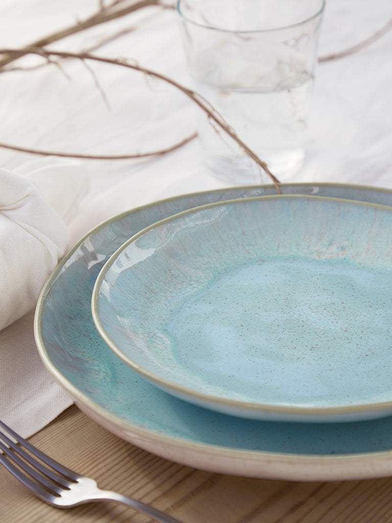 Elvissa Sea Blue Side Plate 9"