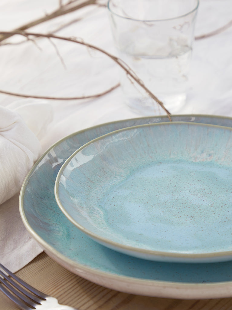 Elvissa Sea Blue Dinner Plate 11"