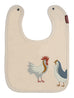 Milkbarn Applique linen Bib