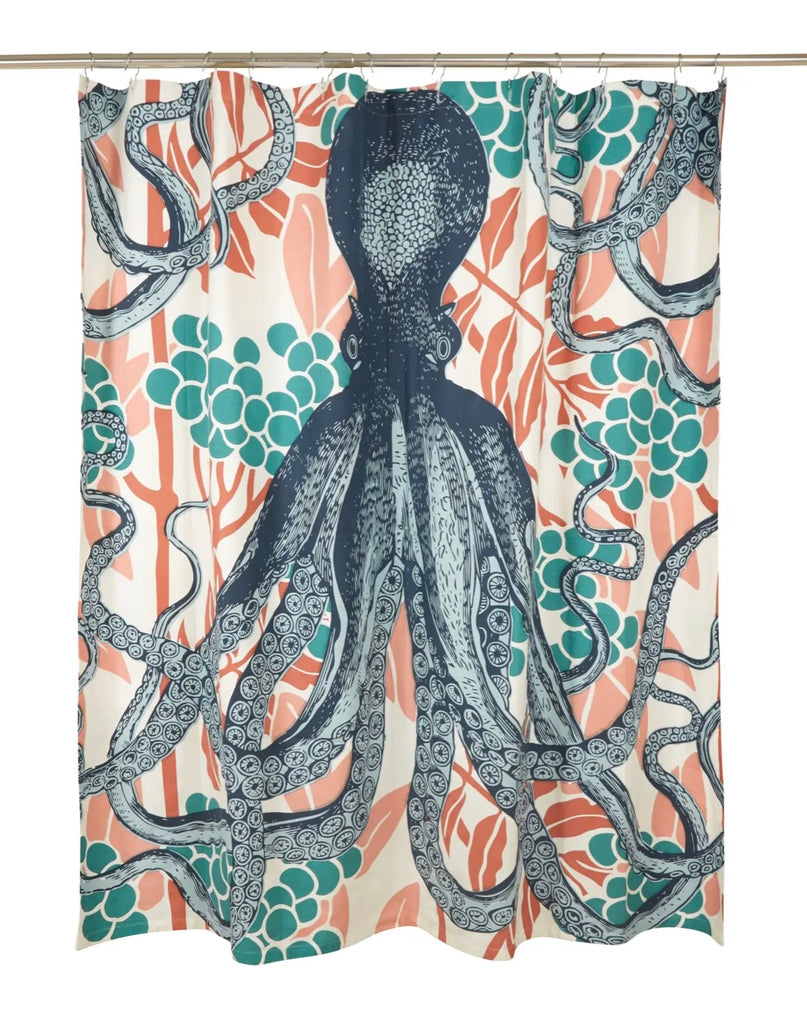 Octopus Bloomsbury Shower Curtain