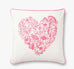 Rifle Paper Co. Pink Heart Pillow