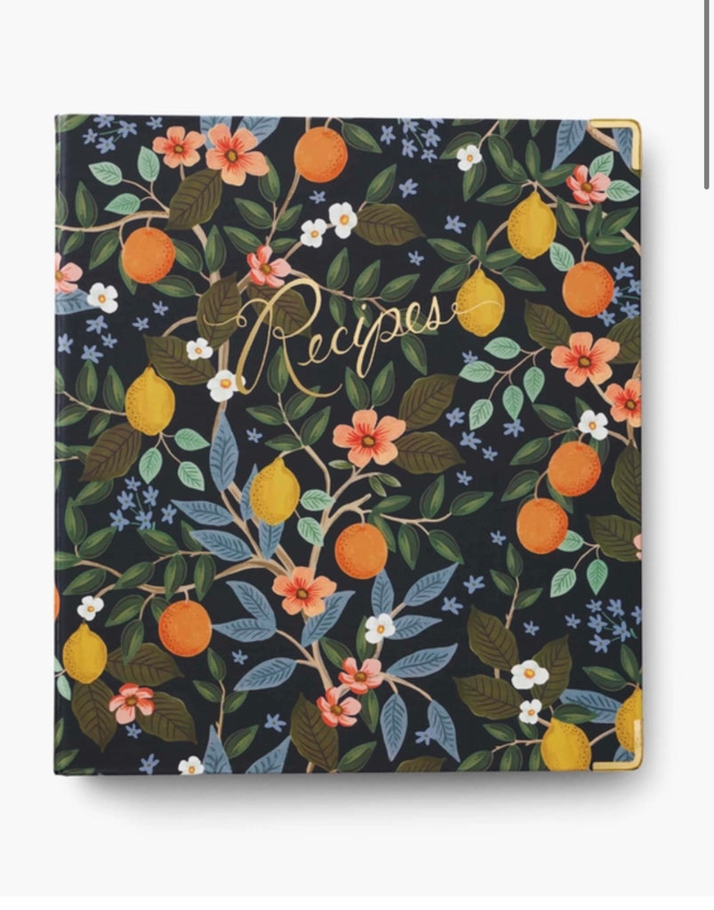 Citrus Grove Recipe Binder