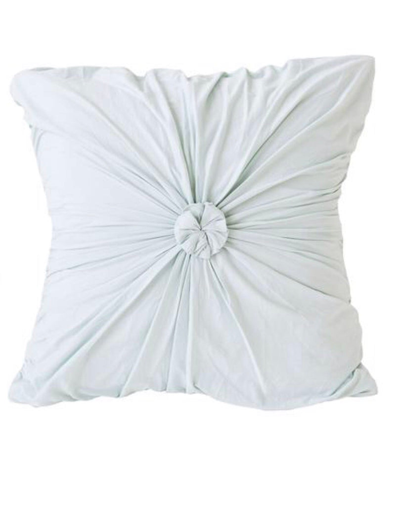 Lazybones Shams Rosette Chalk Blue