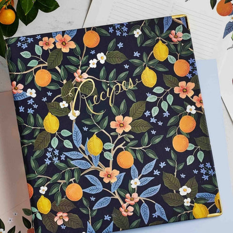 Citrus Grove Recipe Binder