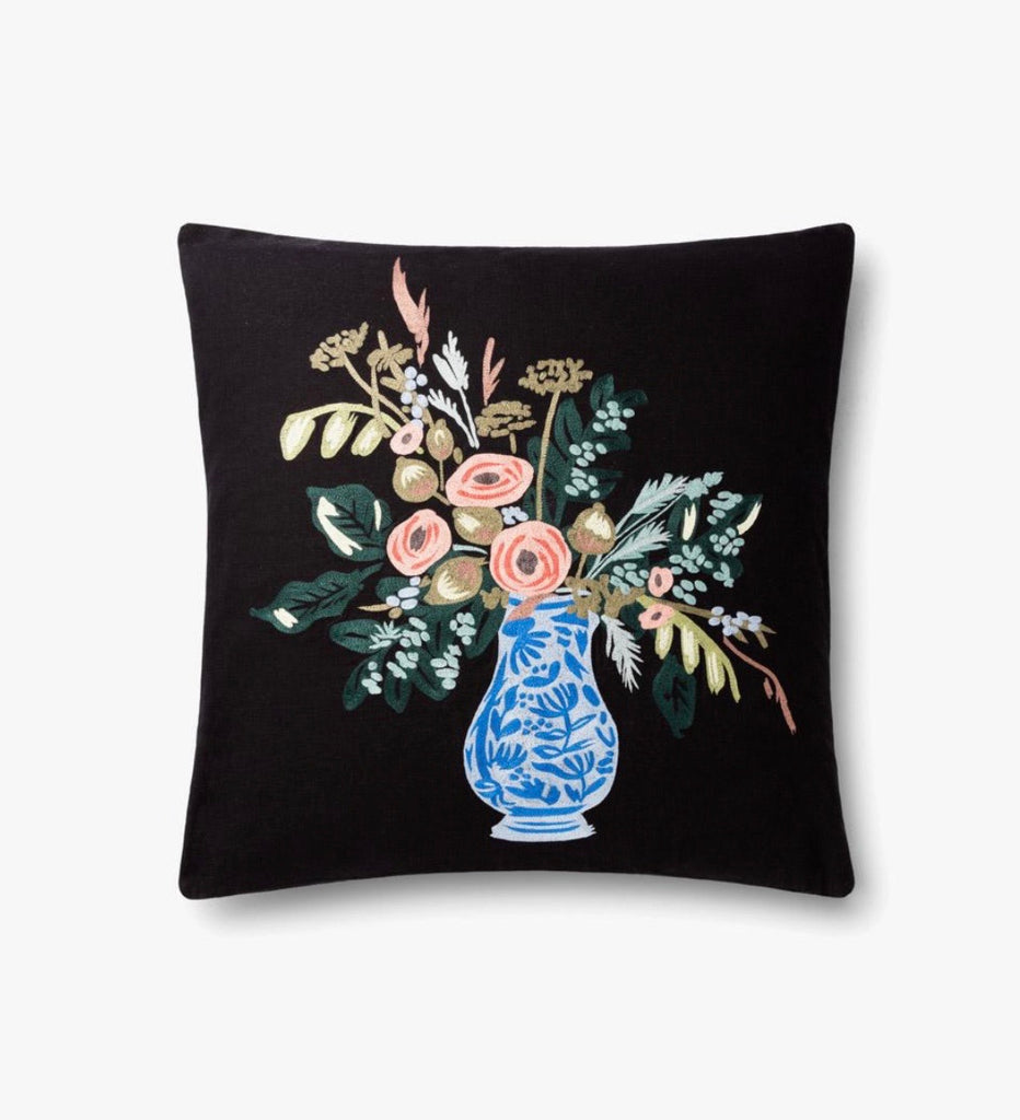 Rifle Paper Co. Blue Vase of Flowers