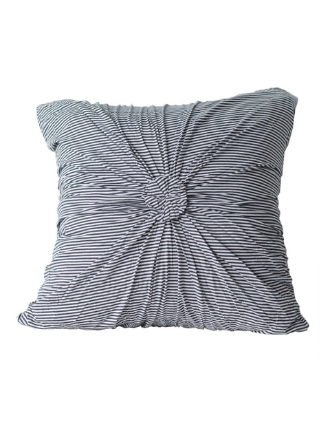 Lazybones Shams Charcoal Stripe