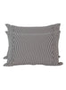 Lazybones Shams Charcoal Stripe