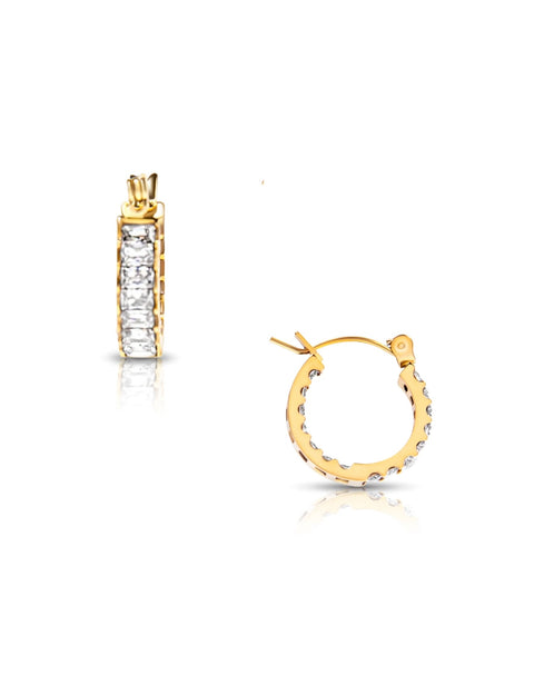 Lyndsay Huggie Hoop Earring