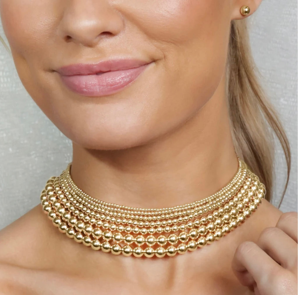 Enewton  Classic Gold Necklace 8mm bead