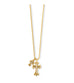 Lazara Double Cross Pendant Necklace