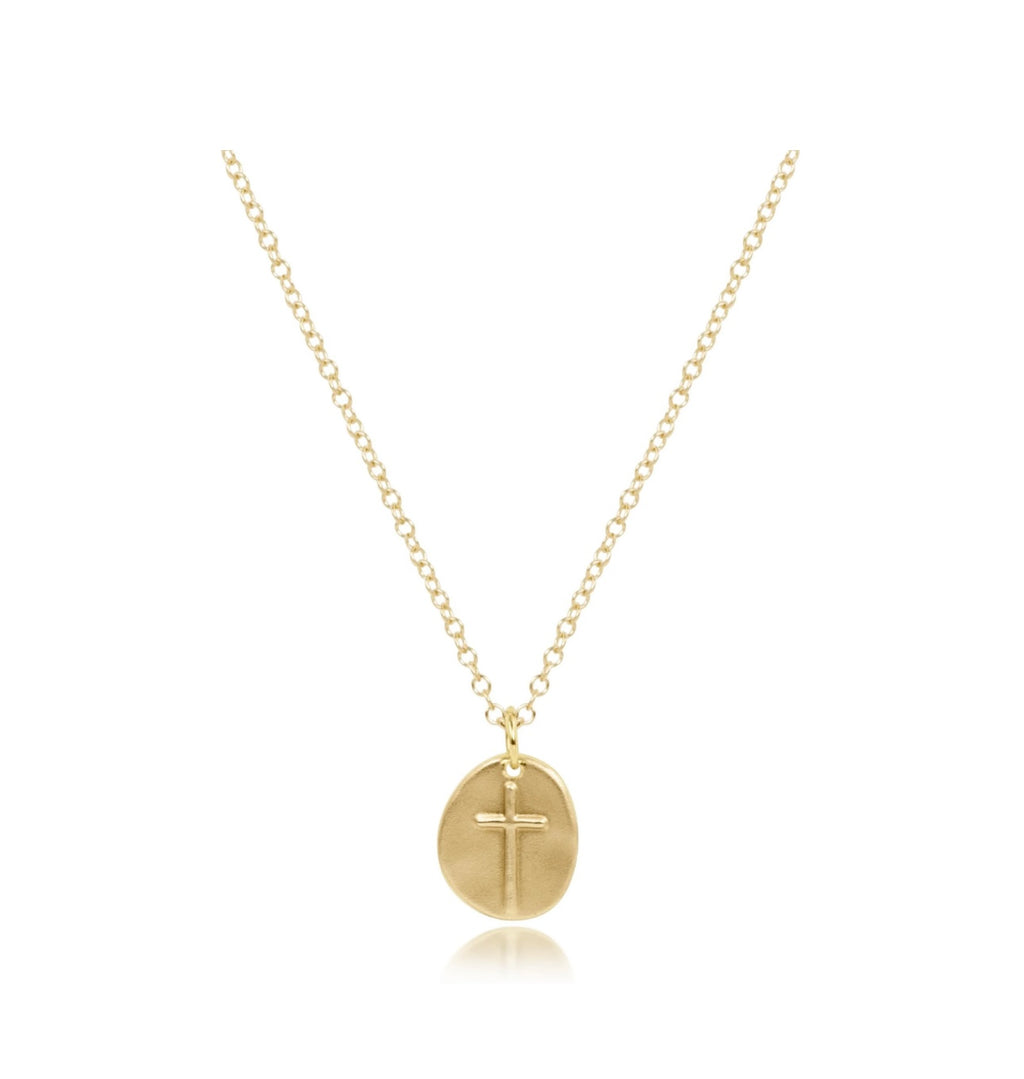 Enewton 16" necklace gold - inspire gold charm