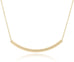 Enewton 16" necklace gold - bliss bar textured gold