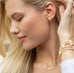 Enewton 16" necklace gold - love gold charm