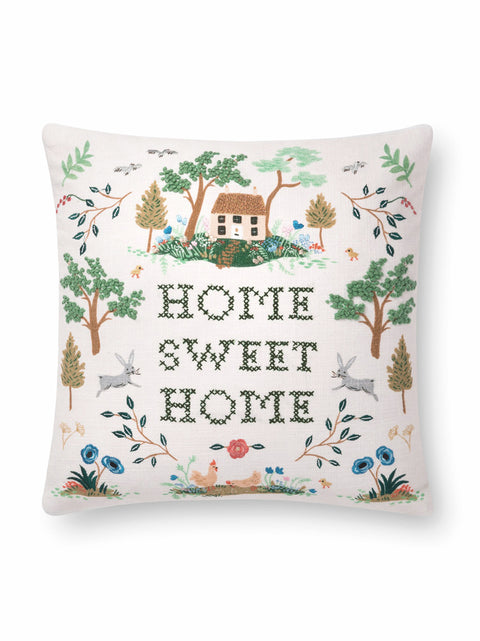 Rifle Paper Co Home Sweet Home Pillow