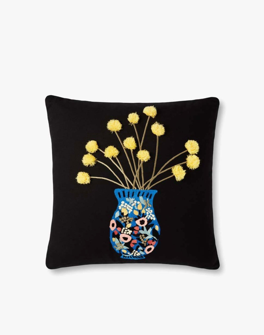 Rifle Paper Co. Yellow Flower Pillow
