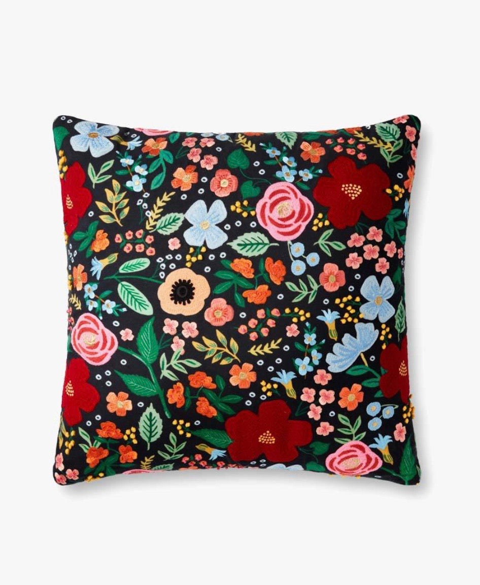 Rifle Paper Co. Wild Rose Pillow